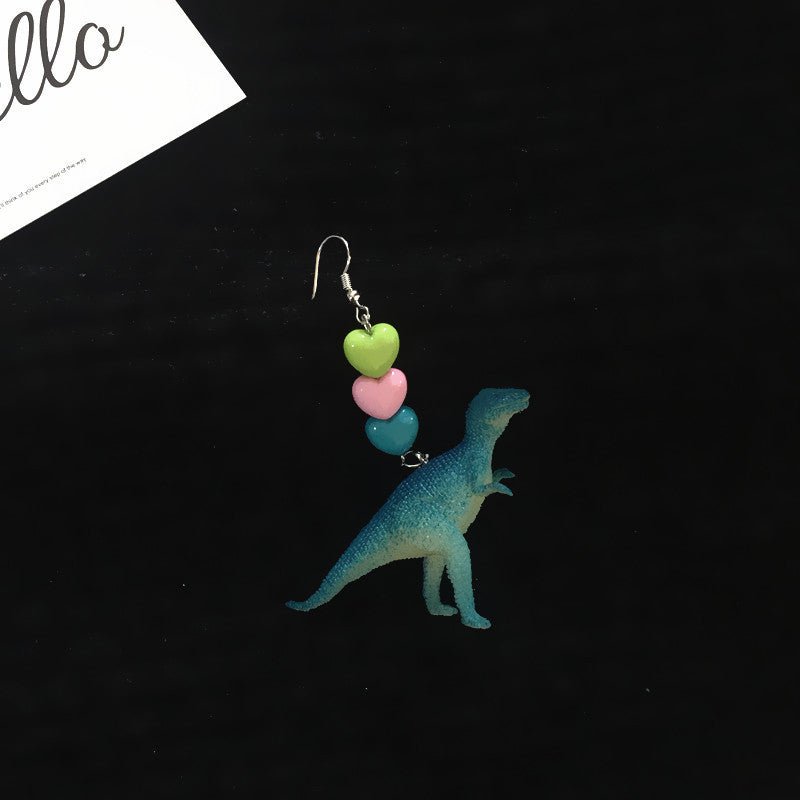 Dinosaur Earrings Beautiful Girl-Jewearrings