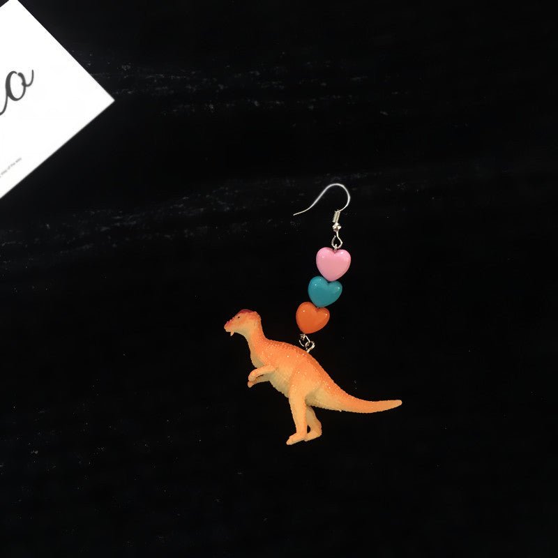 Dinosaur Earrings Beautiful Girl-Jewearrings