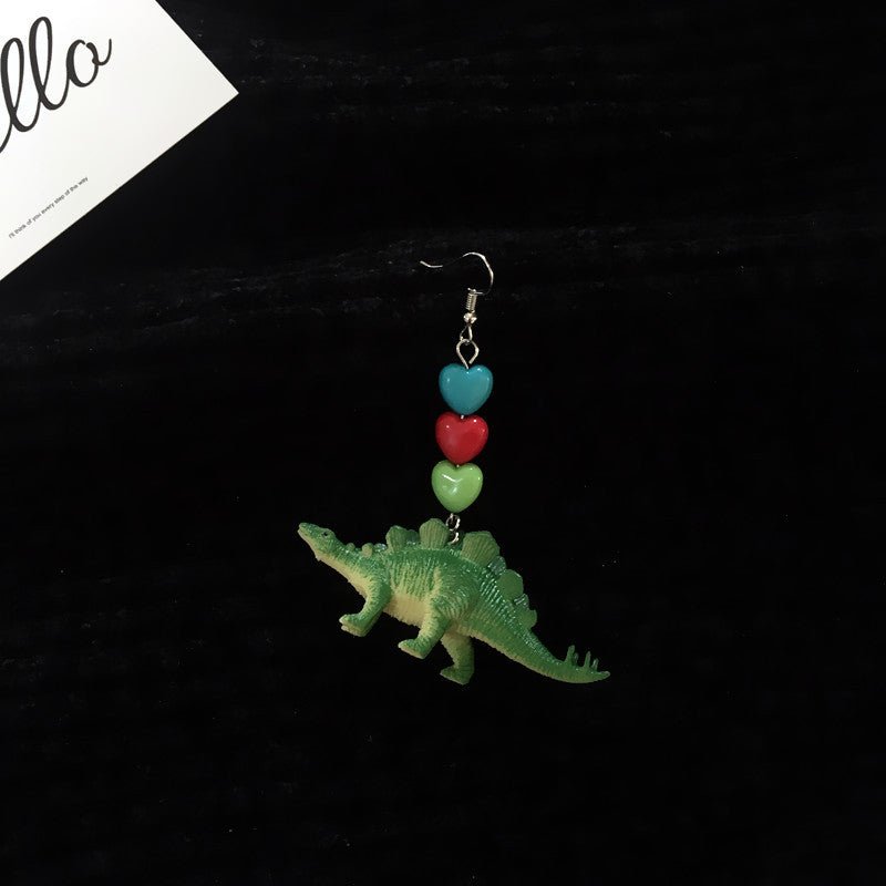 Dinosaur Earrings Beautiful Girl-Jewearrings