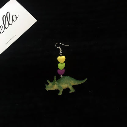 Dinosaur Earrings - Beautiful Girl Childlike-Jewearrings