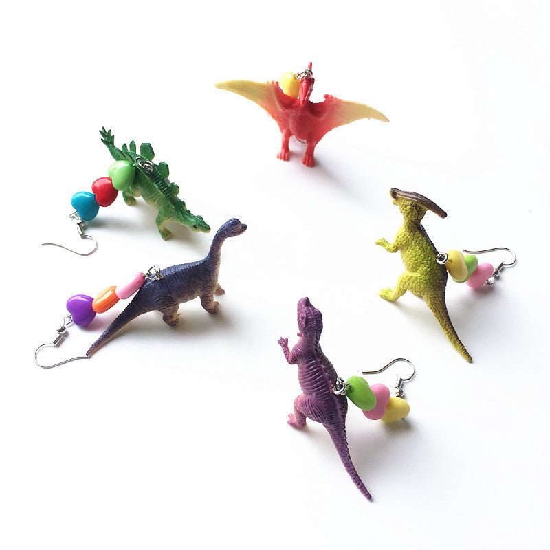 Dinosaur Earrings - Beautiful Girl Childlike-Jewearrings