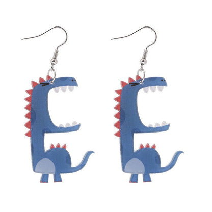 Dinosaur Earrings - Creative Handmade Acrylic-Jewearrings