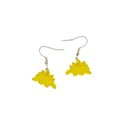 Dinosaur Earrings - Cute Cartoon Colorful Tyrannosaurus Rex-Jewearrings