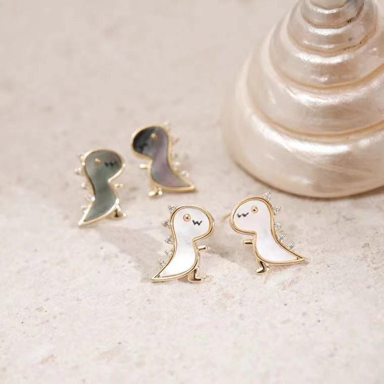 Dinosaur Earrings Exquisite Shell-Jewearrings