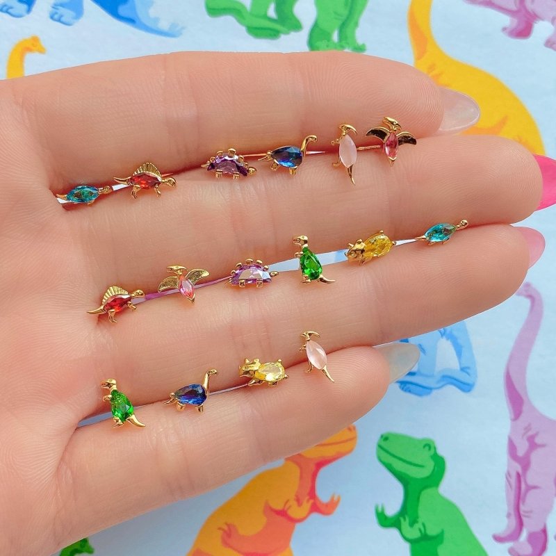 Dinosaur Earrings - INS Wind Small Series-Jewearrings