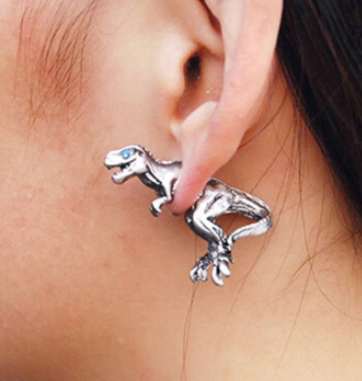 Dinosaur Earrings Korean Fashion-Jewearrings