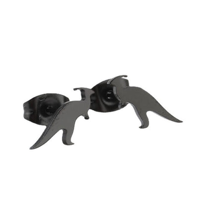 Dinosaur Earrings Mini Stainless Steel-Jewearrings