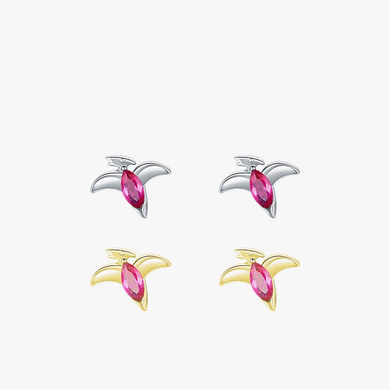 Dinosaur Earrings Pterosaur Design-Jewearrings