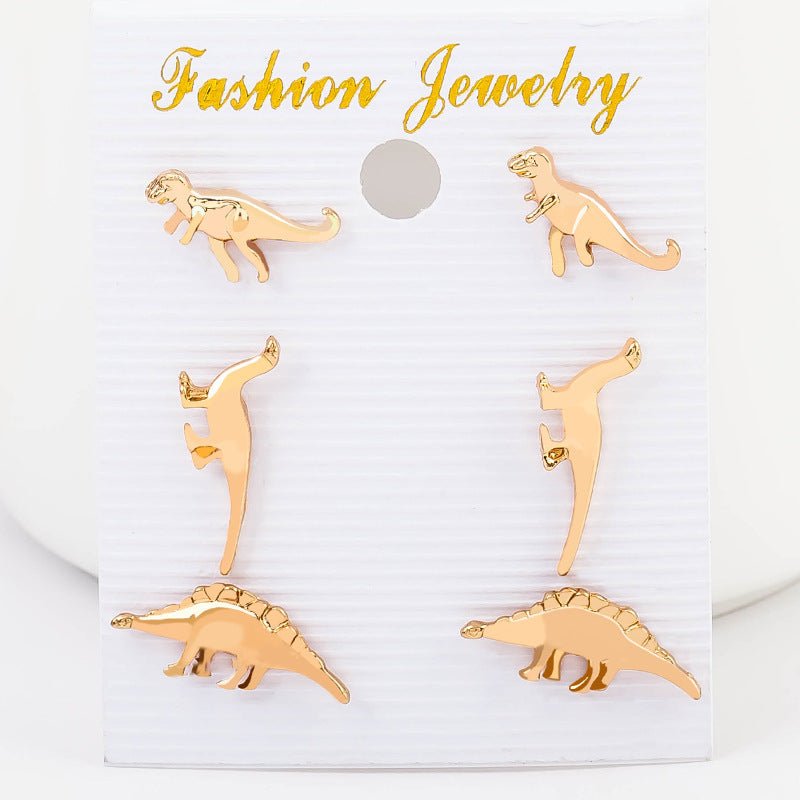 Dinosaur Earrings - Small Animal Set-Jewearrings