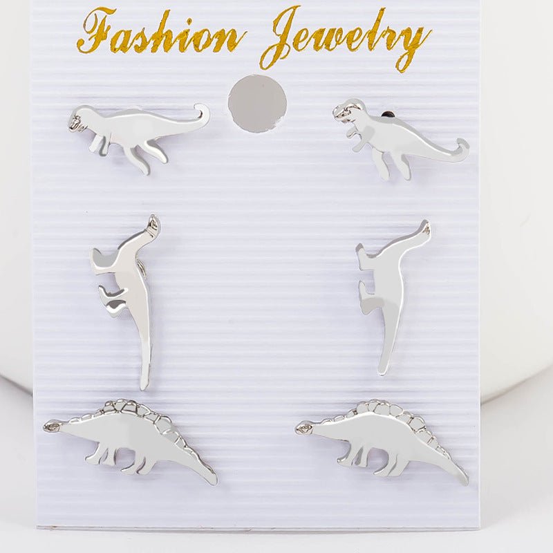 Dinosaur Earrings - Small Animal Set-Jewearrings