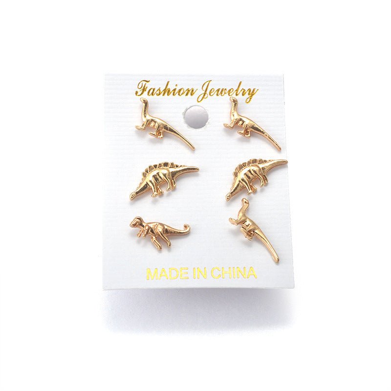 Dinosaur Earrings - Small Animal Set-Jewearrings