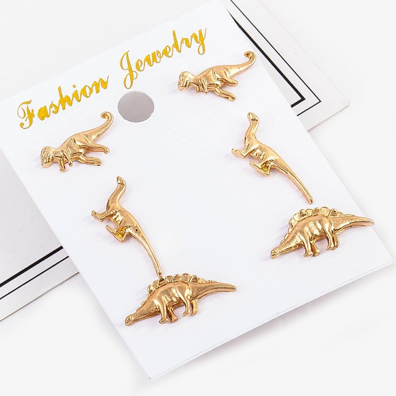 Dinosaur Earrings - Small Animal Set-Jewearrings