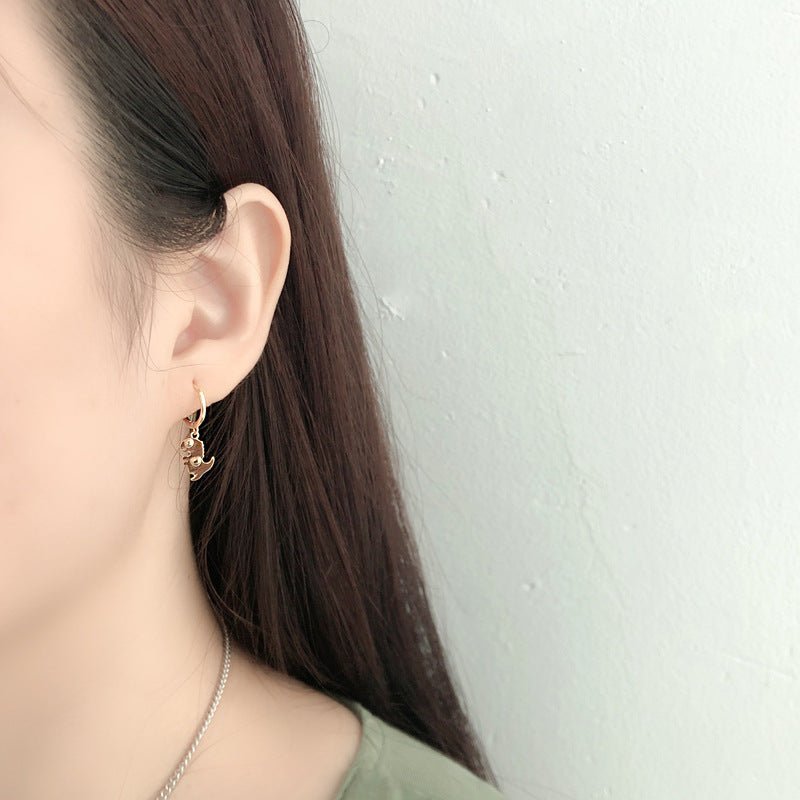 Dinosaur Earrings Spring Ball-Jewearrings