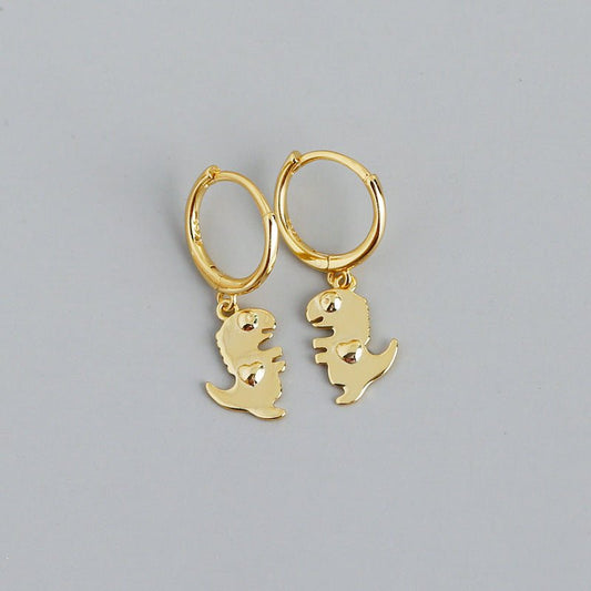 Dinosaur Earrings Spring Ball-Jewearrings