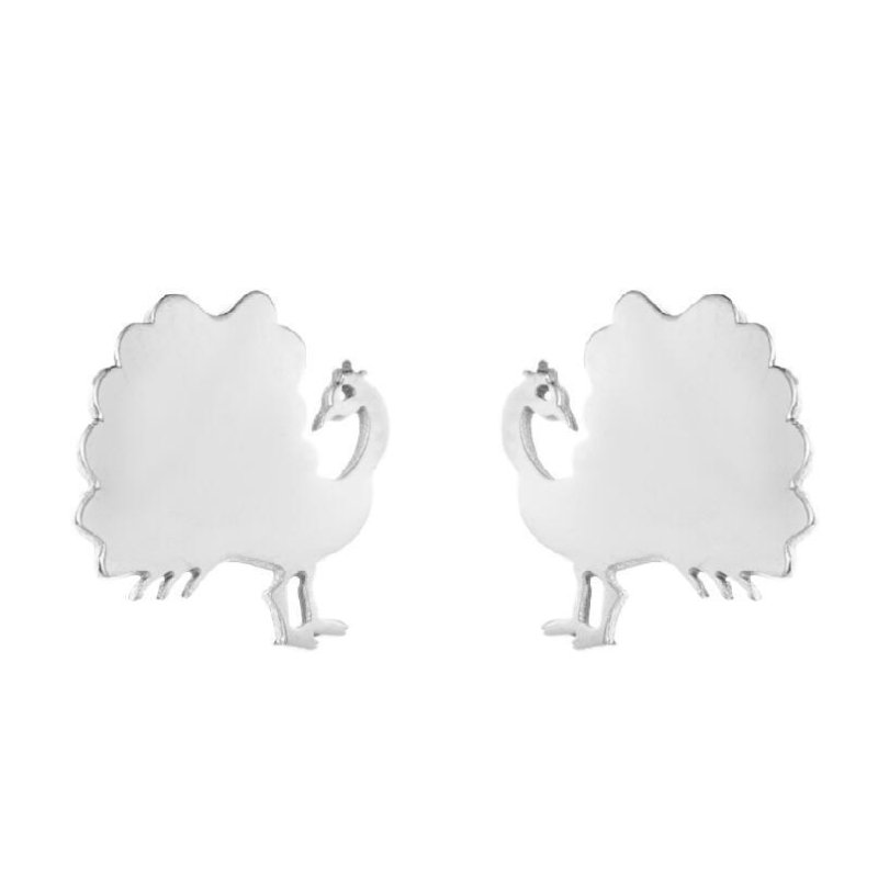 Dinosaur Earrings Stainless Steel-Jewearrings