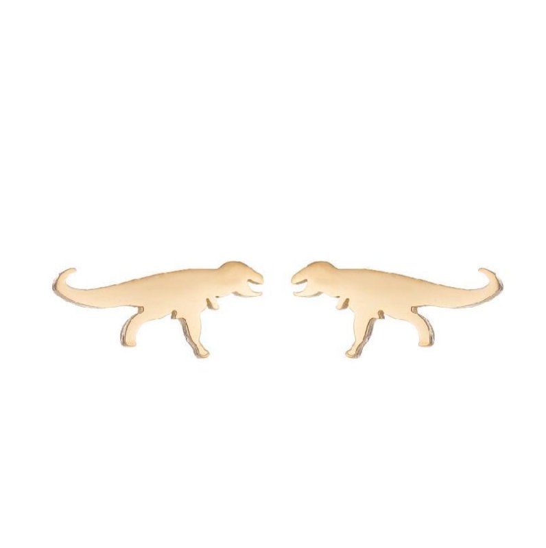 Dinosaur Earrings Stainless Steel-Jewearrings