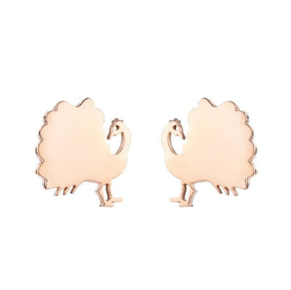 Dinosaur Earrings Stainless Steel-Jewearrings