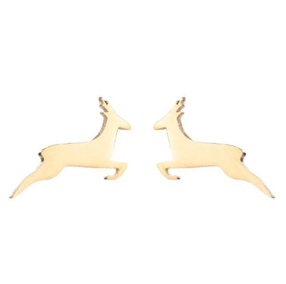 Dinosaur Earrings Stainless Steel-Jewearrings