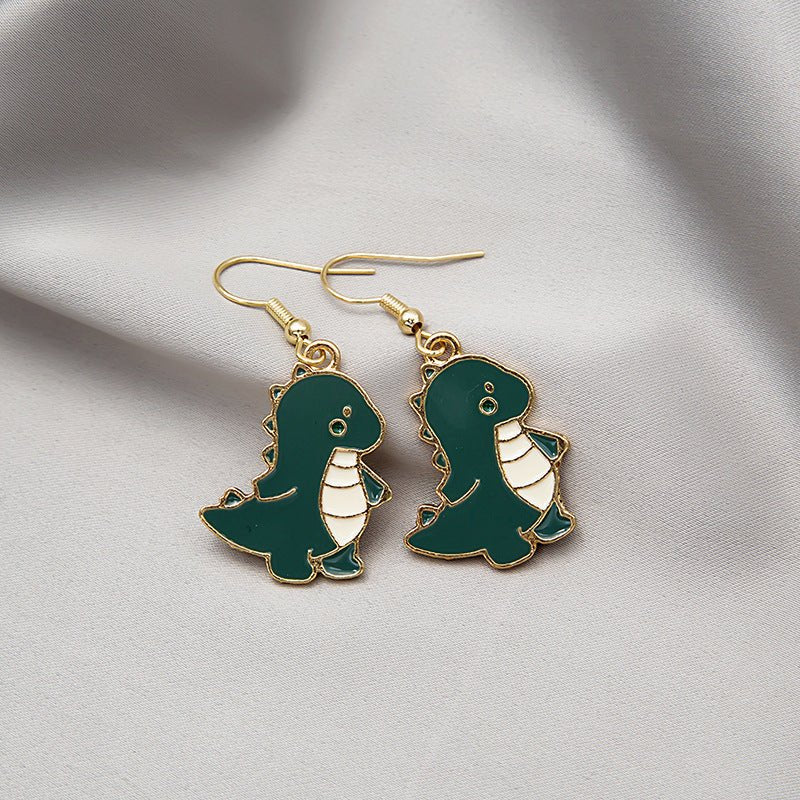 Dinosaur Earrings Summer Cartoon-Jewearrings