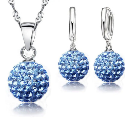 Disco Ball Earrings & Necklace Set-Jewearrings