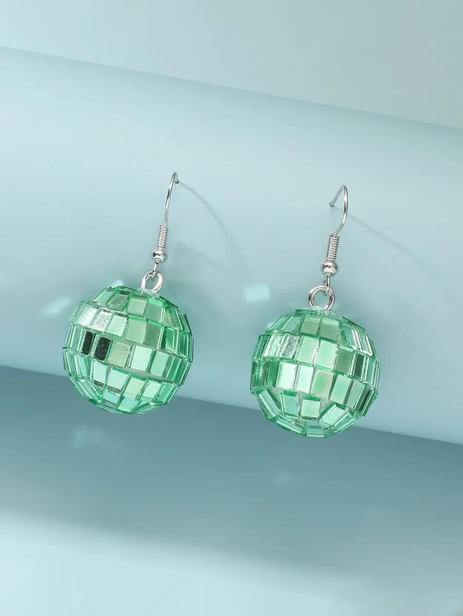 Disco Ball Earrings Shine Bright on Your Vacation!-Jewearrings