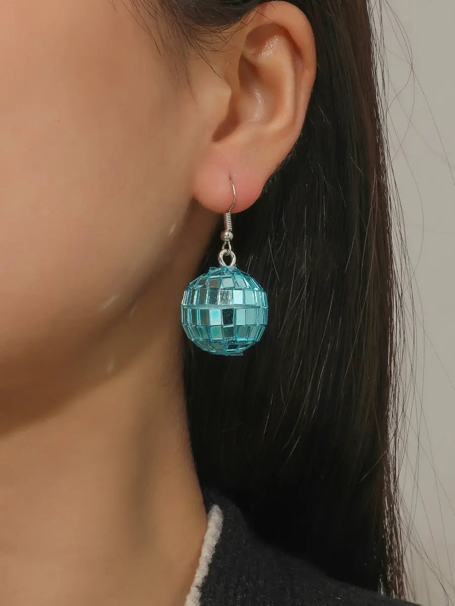 Disco Ball Earrings Shine Bright on Your Vacation!-Jewearrings