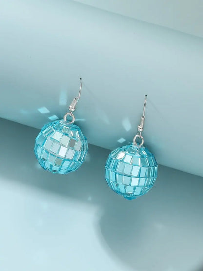 Disco Ball Earrings Shine Bright on Your Vacation!-Jewearrings