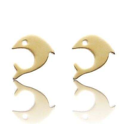 Dolphin Earrings Cartoon Style Earrings-Jewearrings