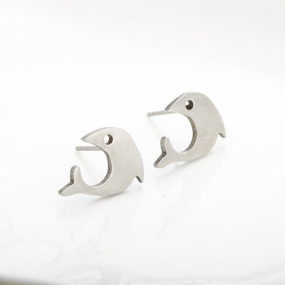 Dolphin Earrings Cartoon Style Earrings-Jewearrings