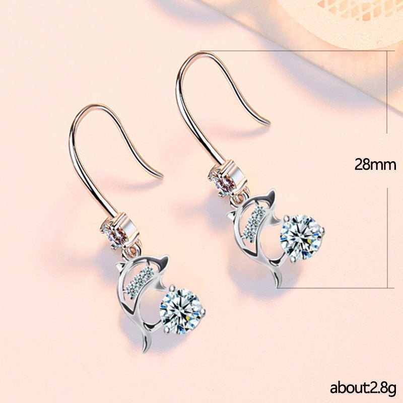 Dolphin Earrings Fashion-Jewearrings