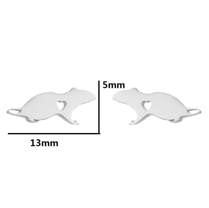 Dolphin Earrings Simple-Jewearrings