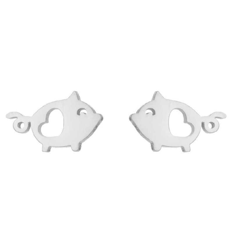 Dolphin Earrings Simple-Jewearrings