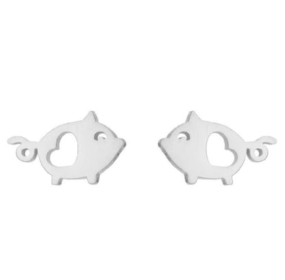 Dolphin Earrings Simple-Jewearrings