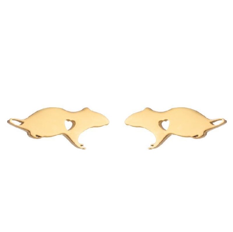 Dolphin Earrings Simple-Jewearrings