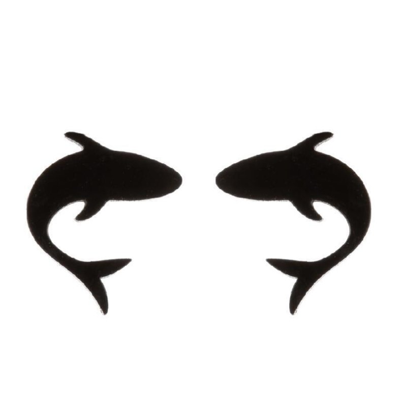 Dolphin Earrings Simple-Jewearrings