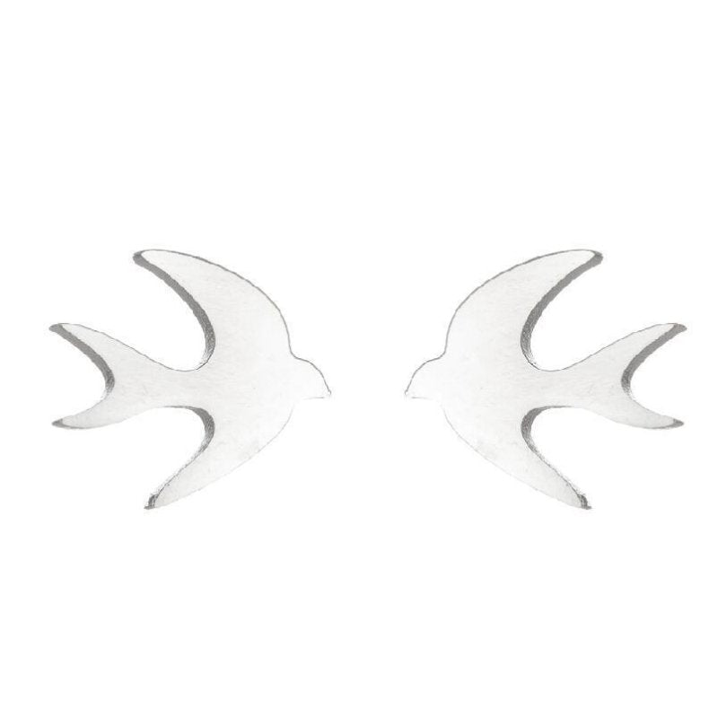 Dolphin Earrings Stainless Steel-Jewearrings