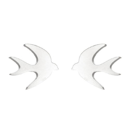 Dolphin Earrings Stainless Steel-Jewearrings