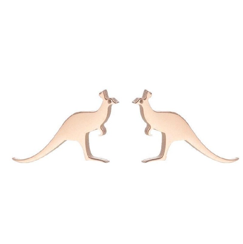 Dolphin Earrings Stainless Steel-Jewearrings