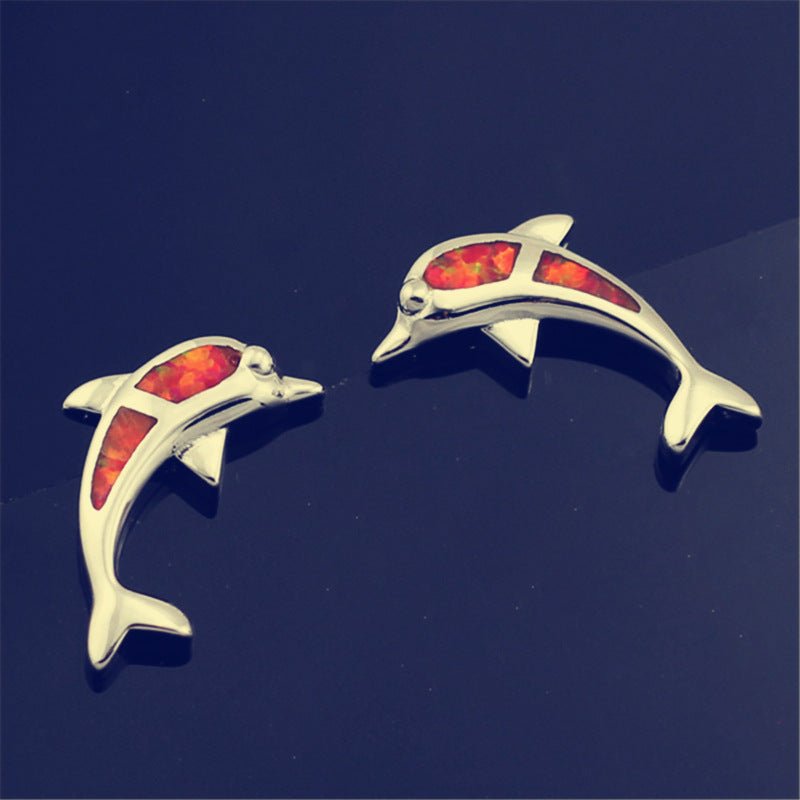 Dolphin Earrings Vintage-Jewearrings