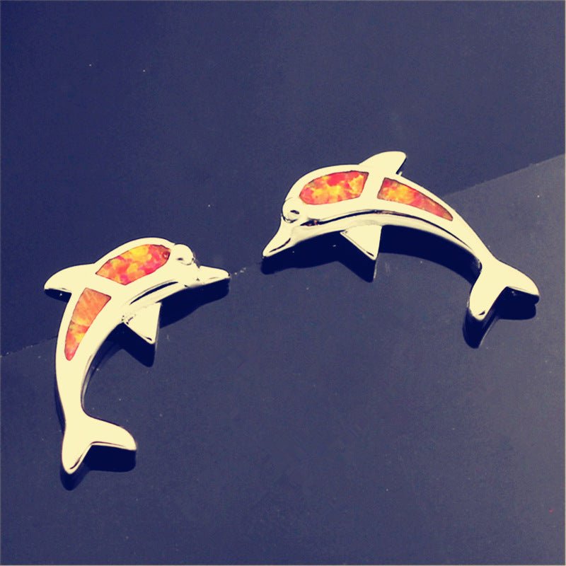 Dolphin Earrings Vintage-Jewearrings