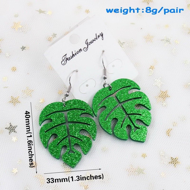 Double acrylic earrings-Jewearrings