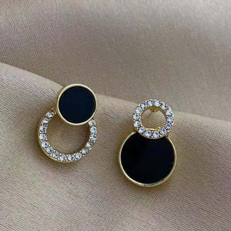 Double Hoop Earrings for Ladies-Jewearrings