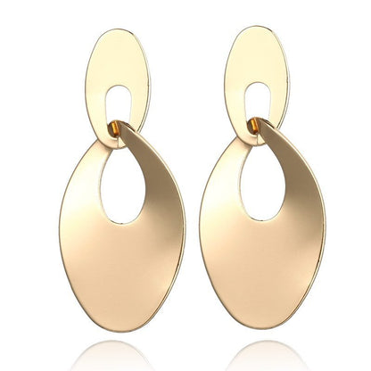 Double Hoop Earrings - Hollow Design-Jewearrings