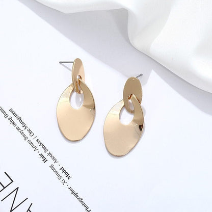 Double Hoop Earrings - Hollow Design-Jewearrings