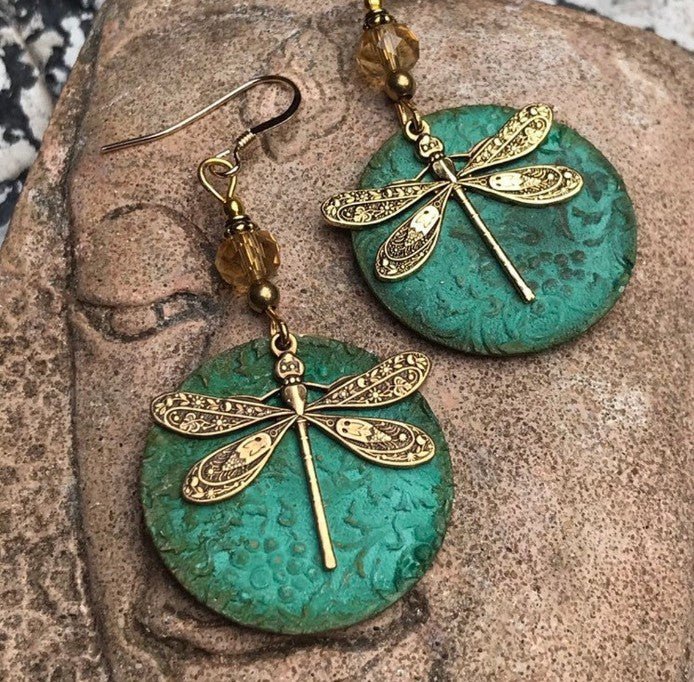 Dragonfly National Style Simple Earrings-Jewearrings