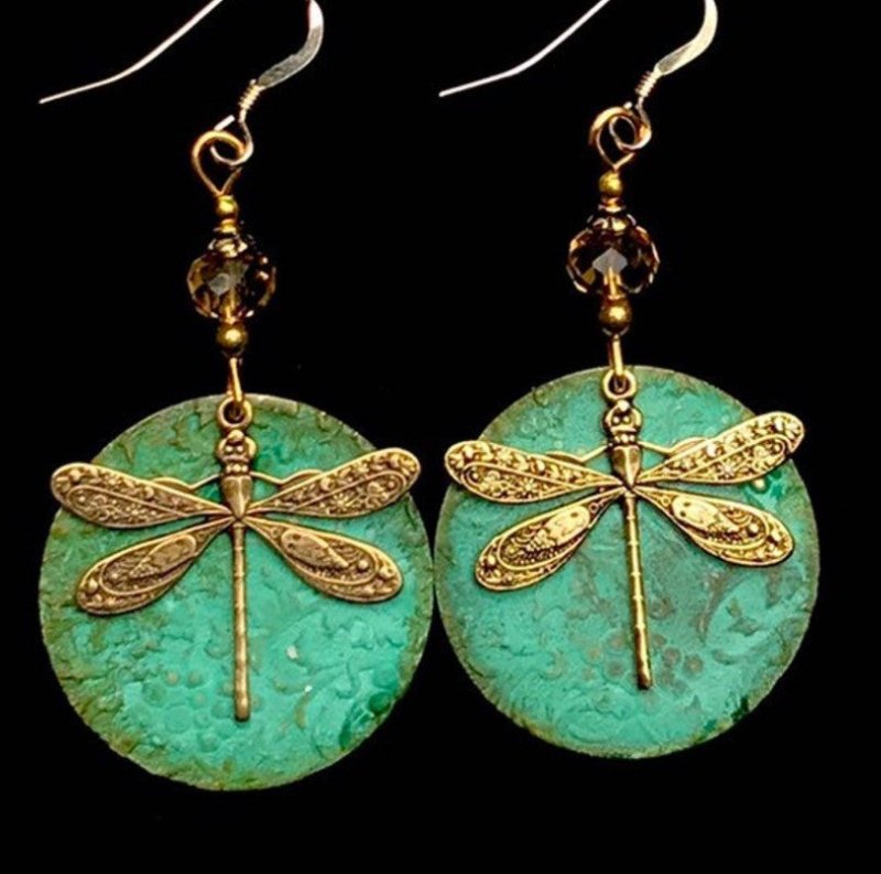 Dragonfly National Style Simple Earrings-Jewearrings