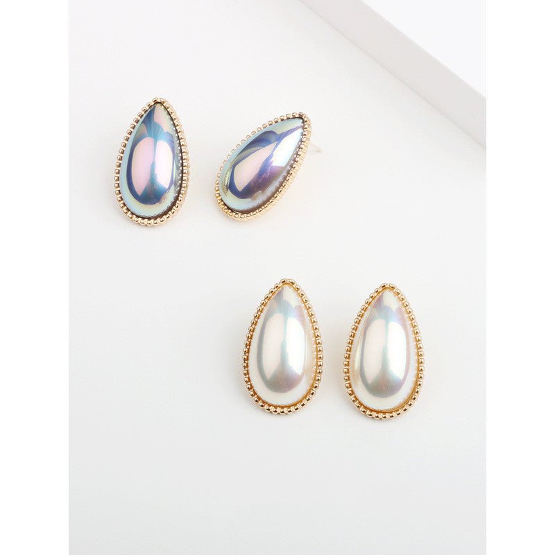 Drop Line Ear Clip Without Pierced Pearl Earrings-Jewearrings