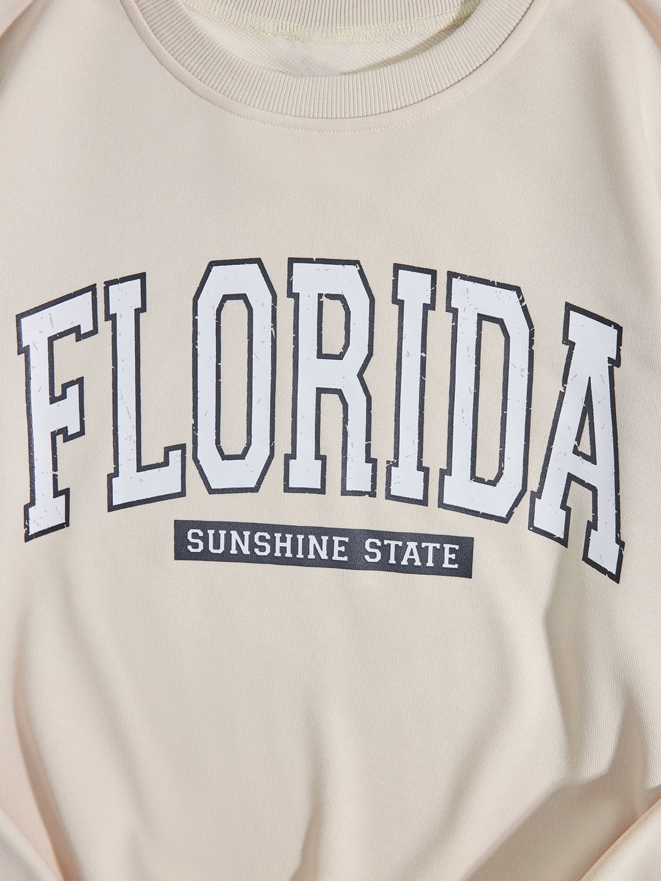 FLORIDA SUNSHINE STATE Dropped Shoulder Sweatshirt-Jewearrings