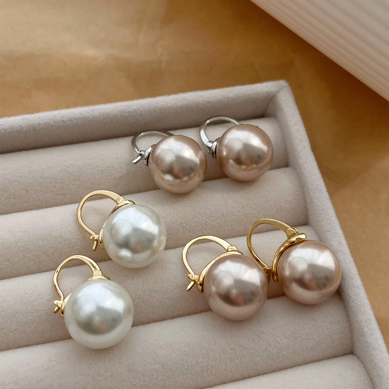 Women's Simple And Versatile Pearl Earrings-Jewearrings