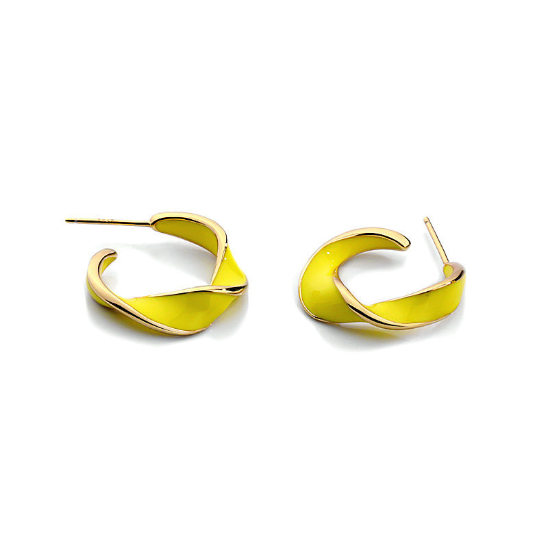 Female Niche Design Sense Of Sterling Silver Earrings-Jewearrings